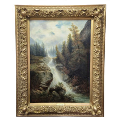 Sk2308 - Obraz Vodopád v horách