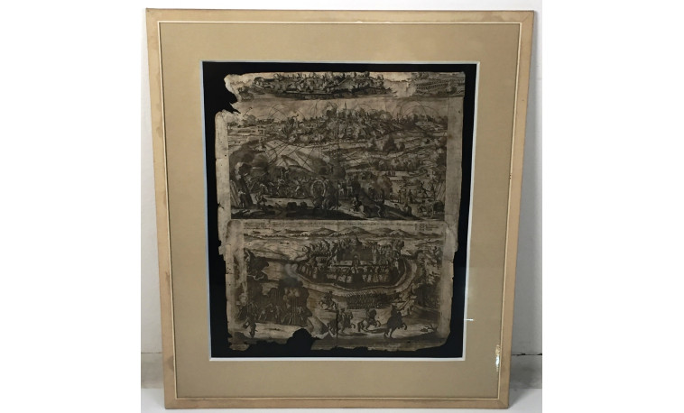 K153 - Historická grafika – Výjev boje (obléhání města)