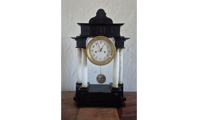 Sk2339  - Biedermeier stolní hodiny po kompletní renovaci