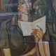 Sk1820 - Žena s knihou, Wilhelm Gimmi