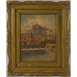 Sk1859 - Pohled na Pražský hrad